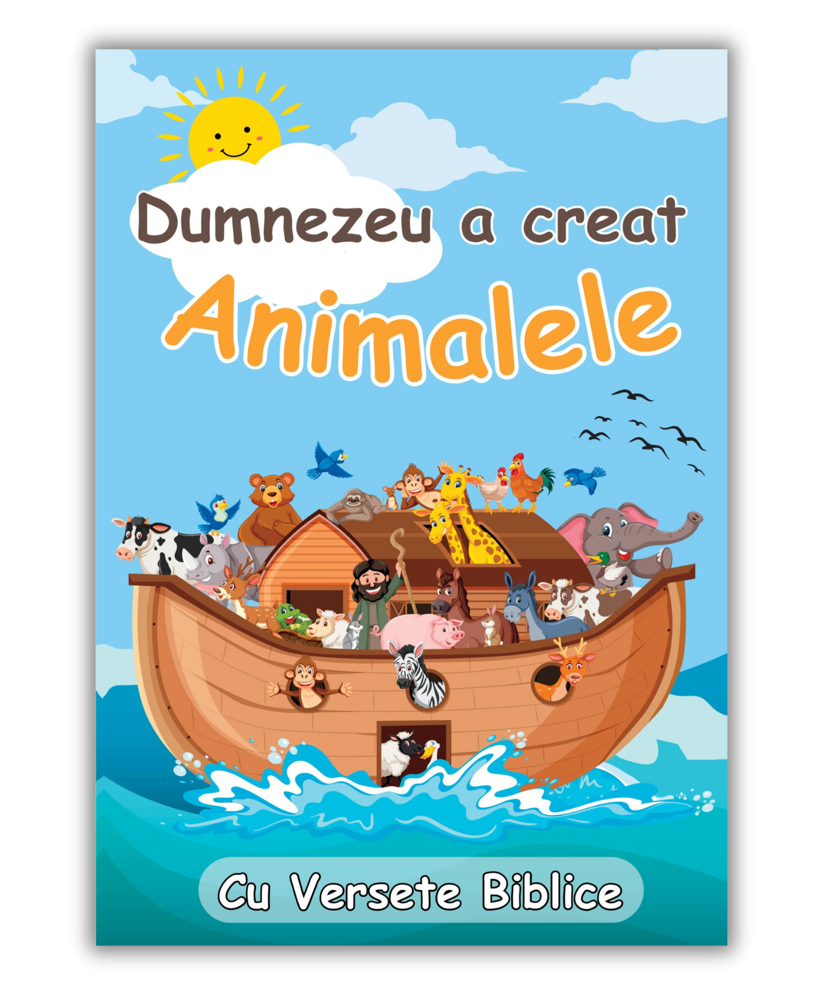 Dumnezeu a creat animalele - carte de colorat
