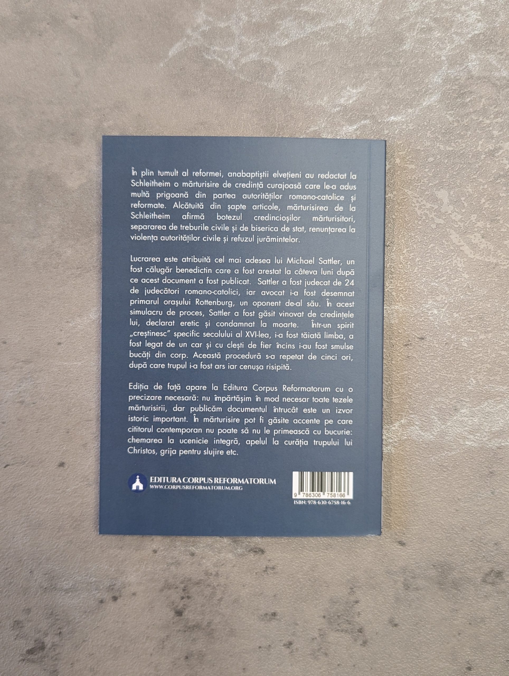 Mărturisirea de credință de la Schleitheim, 1527 - imagine 6